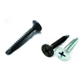 Self drilling screw flat head